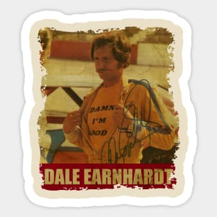 Dale Earnhardt - NEW RETRO STYLE Sticker